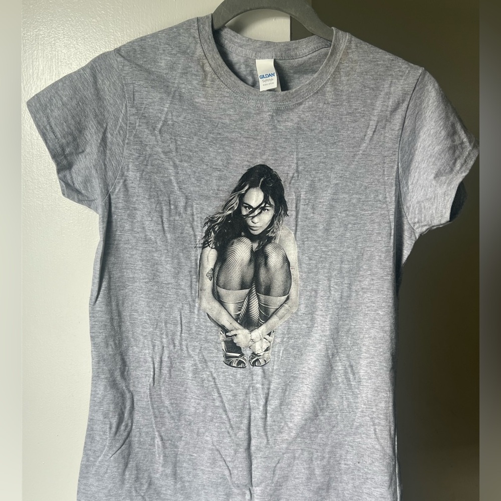 New. “I Used To Be Young lyrics”. Miley Cyrus women’s T-shirt size small.